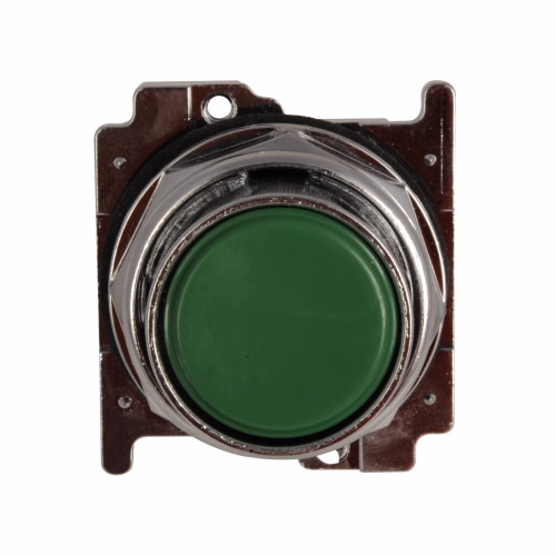 EATON 10250T103-47 Pushbutton Contact Block Heavy-Duty Pushbutton Assembled, Green | BJ4RLZ
