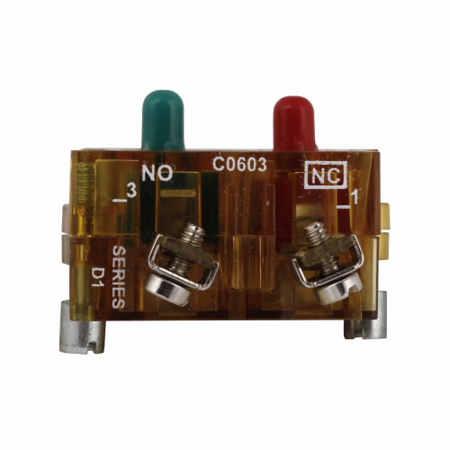 EATON 10250T1E Pushbutton Contact Block Logic Level Contact Block | BJ4UJW 39R030
