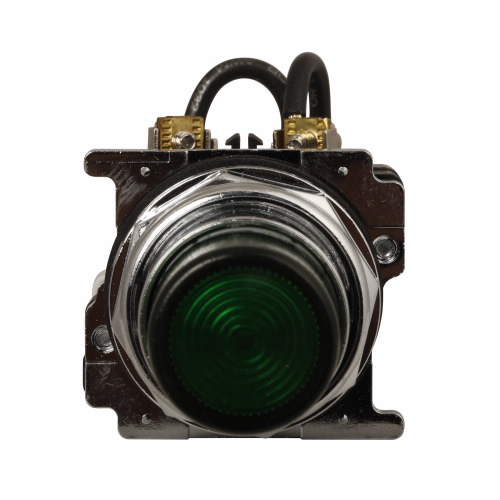 EATON 10250T297NR24 Pushbutton, Heavy-Duty Indicating Light, Prestest, Inc And escent, Full Voltage, Red | BJ4VDN