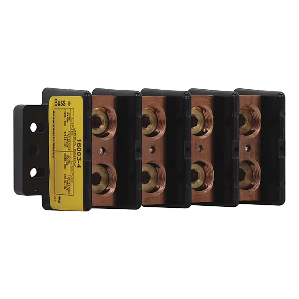 EATON 16003-4 Pwr Dist Block, 255A, 4P, 6AWG-250 MCM, 600V | CY7AGE