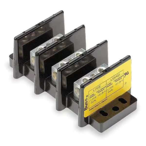 EATON 16003-3 Pwr Dist Block, 255A, 3P, 6AWG-250 MCM, 600V | CY6VAZ