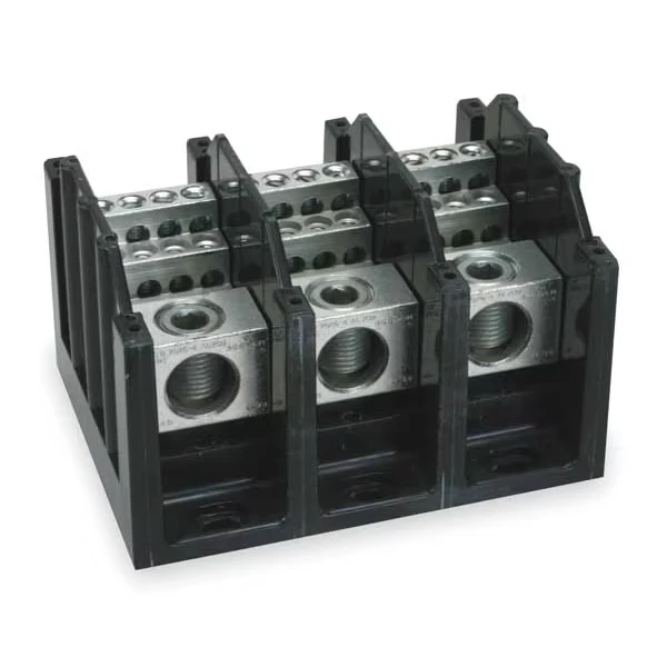EATON 16370-3 Pwr Dist Block, 310A, 3P, 1P Primary, 600V, Depth 3.32 Inch | CY6XYM
