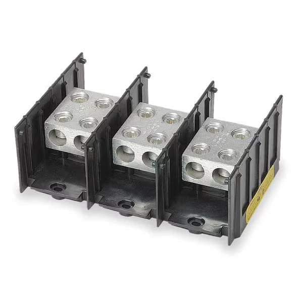 EATON 16504-3 Pwr Dist Block, 760A, 3P, 6AWG-500 MCM, 600V | CY6ZQY