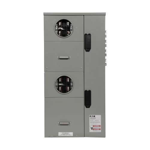 EATON 35SS220RAC Commercial Meter Stack, Socket Amperage: 225A, Amperage Rating: 200A, Aluminum | BJ6LRX