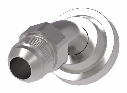 EATON 500023-32S Hydraulic Hose Adapter, Flanged Sae 37 Male Carbon Steel | AH8RTK 38YR56