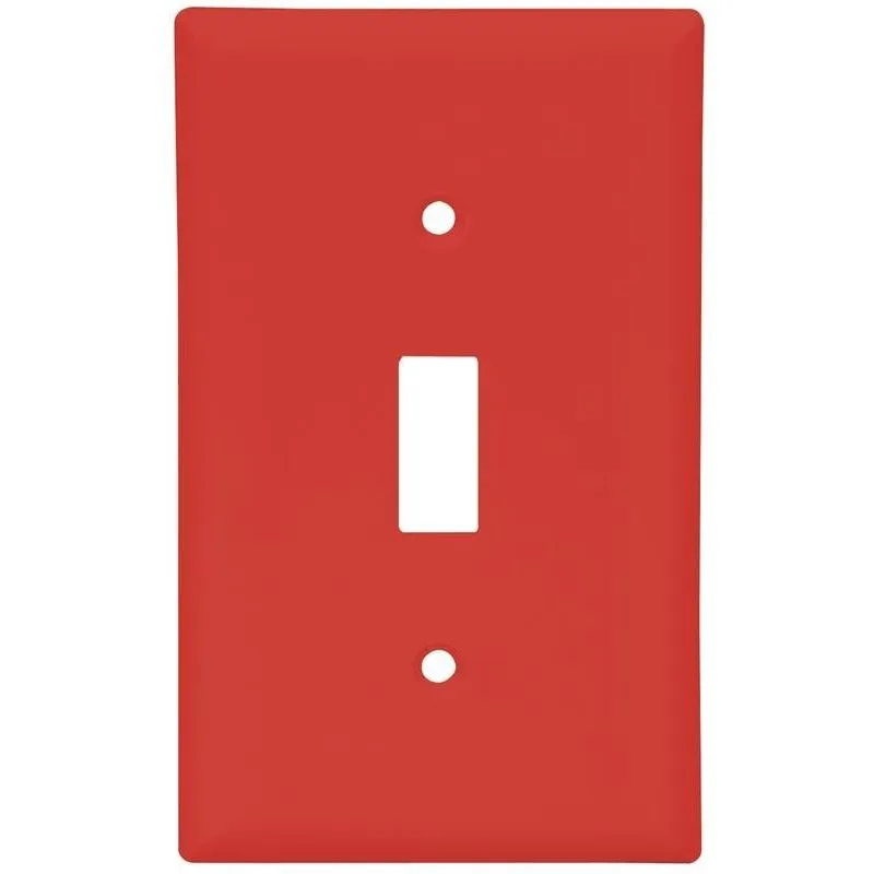 EATON 5134RD-BOX Wall Plate 1 Gng Tgl Nylon Red | CY6VFG