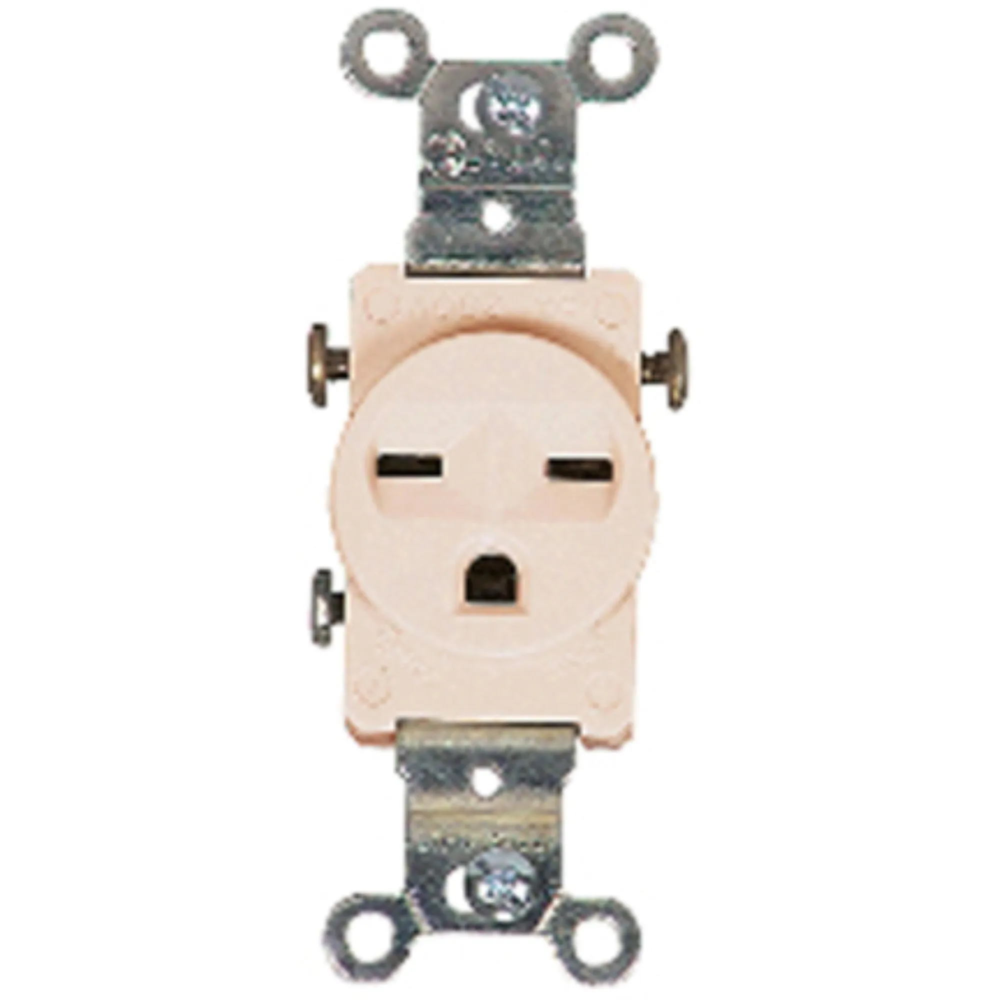 EATON 816W-BOX Receptacle Wht 2Pole 15A 250V | CY6YDY