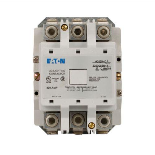 EATON A202K4CA Magnetically Held Lighting Contactor, 200 A, 200 A, Three-Pole, Magnetically Latched | BJ7CHV