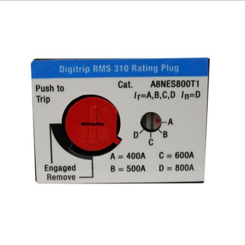 EATON A8NES800T2 Molded Case Circuit Breaker Accessory Rating Plug, Seltronic Adjustable Rating Plug, 400 | BJ7GPK