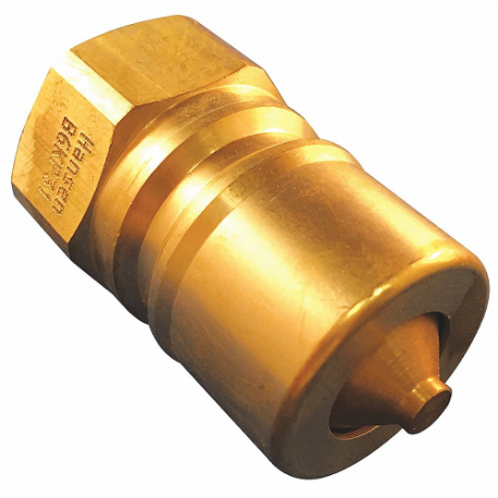 Quick Connect Hose Coupling, 1/8 Inch Coupling Size, Brass, 3.03 lpm Max. Flow Rate