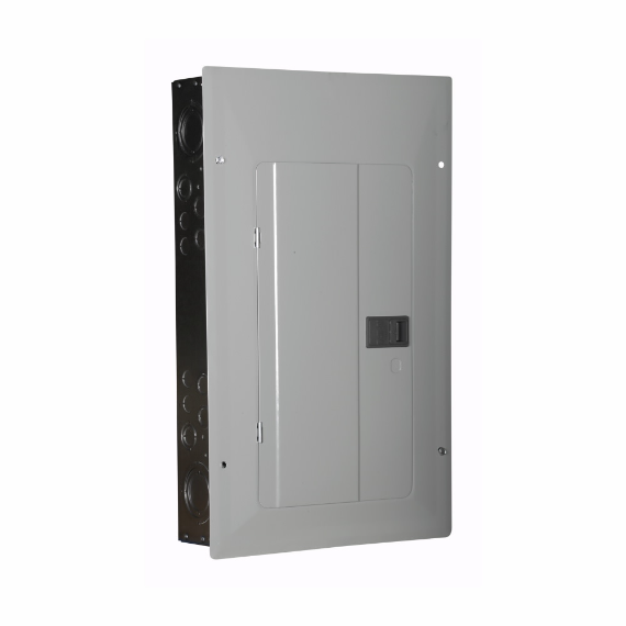 EATON BR2030L150G Main Lug Load Center, 120/240 VAC, 150 A, 30 Poles, 25 kA Interrupt | BJ7RMU