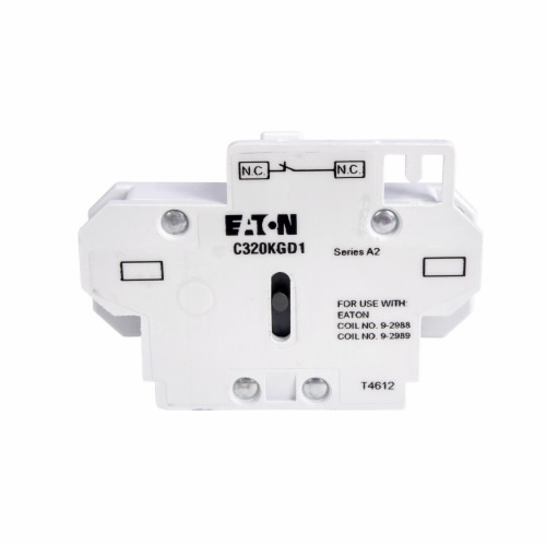 EATON C320KGD10 Auxiliary Contact, 1No, Side Mounted, Used With Freedom Type, Nema Size 00 -1 | BJ8BVJ