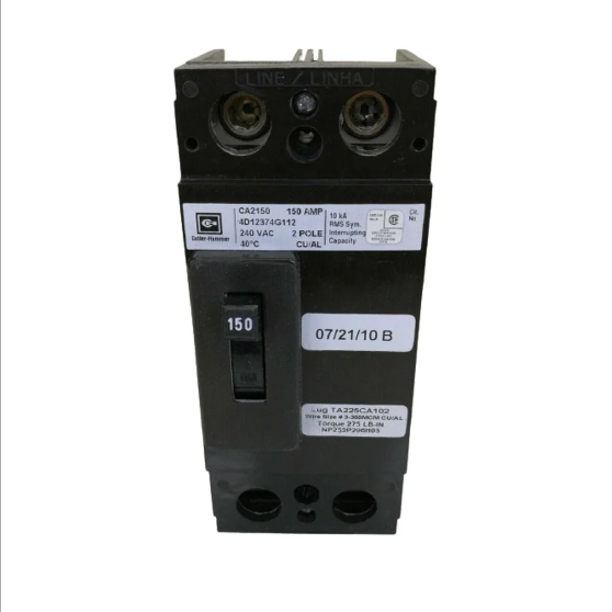EATON CA2150 Circuit Breaker Feed-thru 150 Amp 240vac 2p 10kaic@240v | AG8MGM
