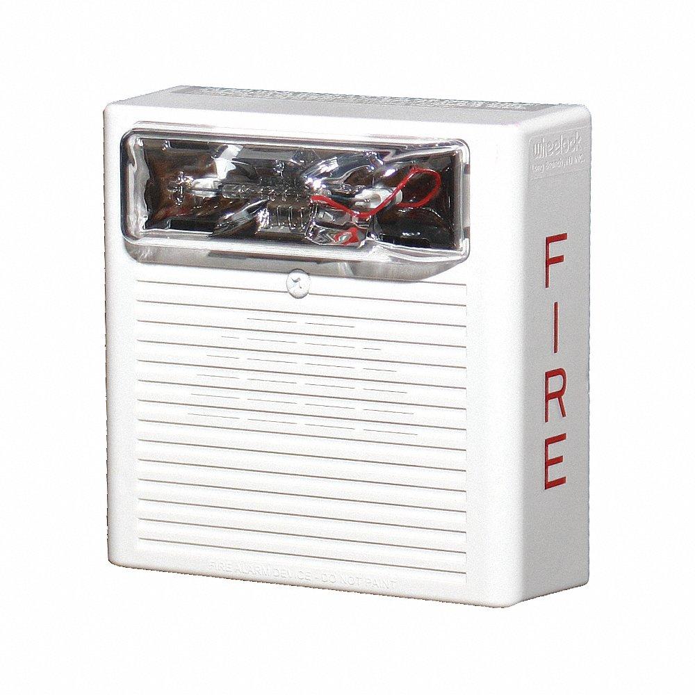 EATON CN125717 Horn Strobe, 24V DC, 99 dB, Indoor/Outdoor, Wall, 6 x 6 Inch Size, Clear | CJ2LMD 45YU29