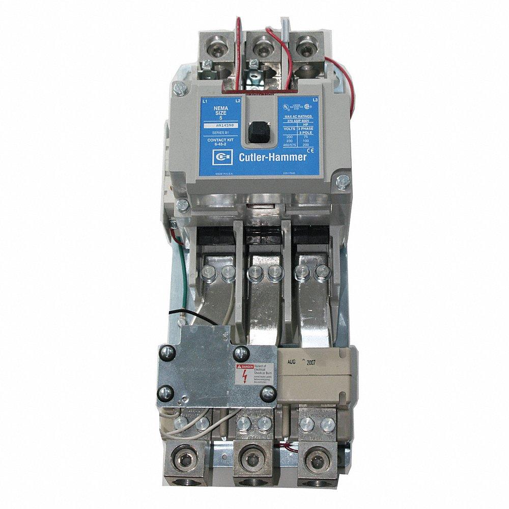 EATON CN15NN3T Magnetic Contactor, 4 NEMA Contactor Size, 135A Full Load Current | CJ2XAN 6HGH1