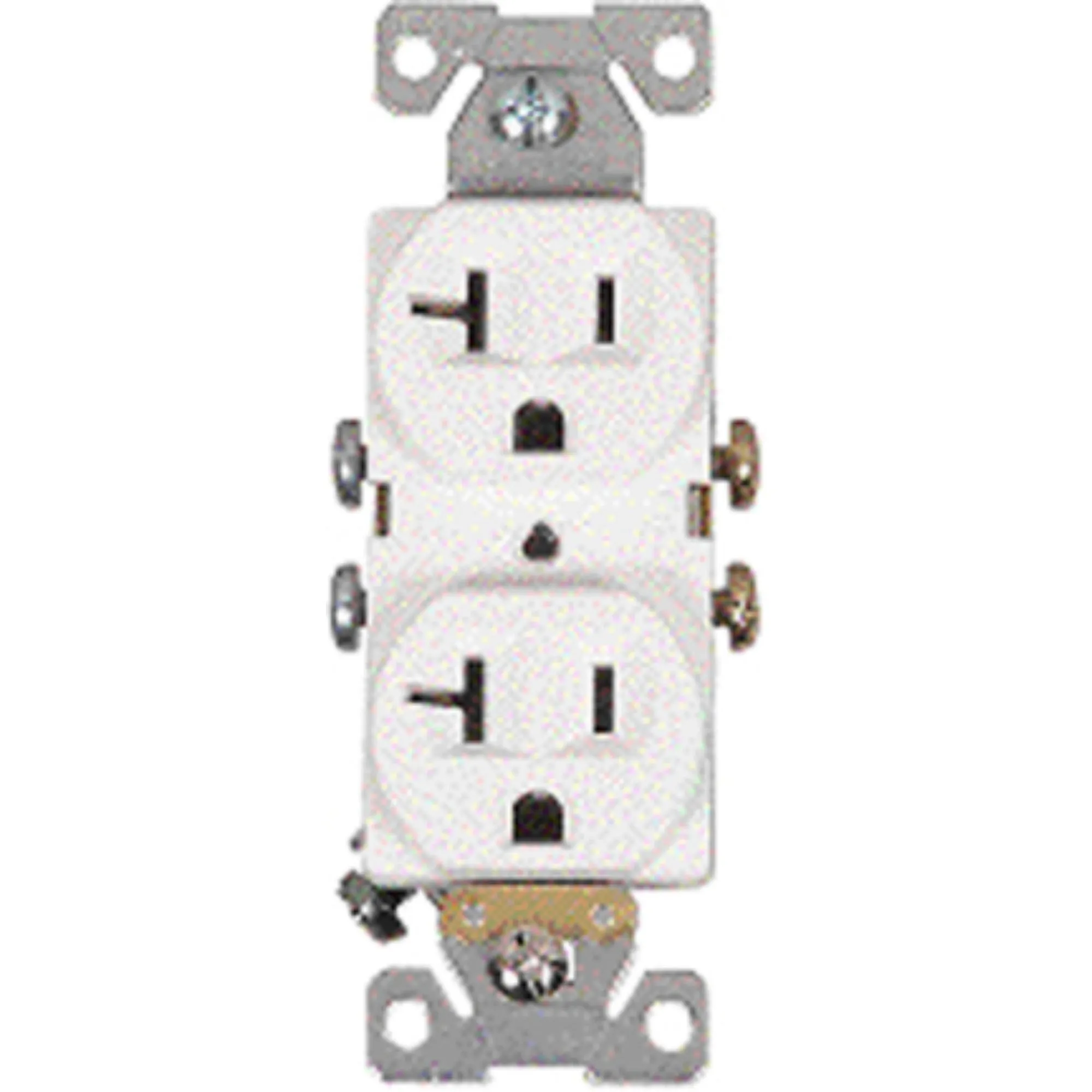 EATON CR20V Receptacle Dplx Ivory 20A/125V | CY6XXZ