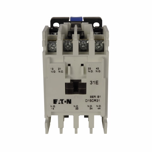 EATON D15CR04A1B D15 Freedom 600V Multi-Pole Relay, Four-Pole, 120 Vdc Coil Voltage | BJ2BZH