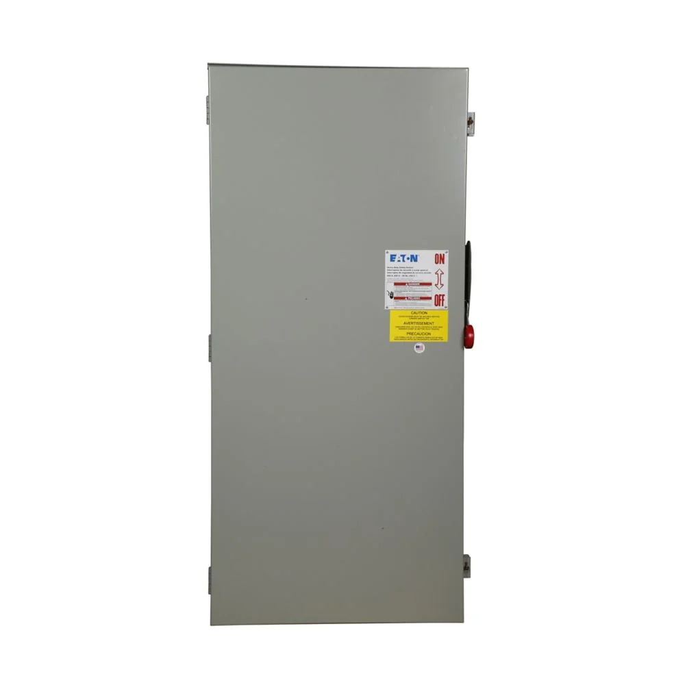EATON DH166NRK Dc Disconnect, 600 A, Nema 4X, 304 Stainless Steel, Class R, Fusible With Neutral | BJ2GHV