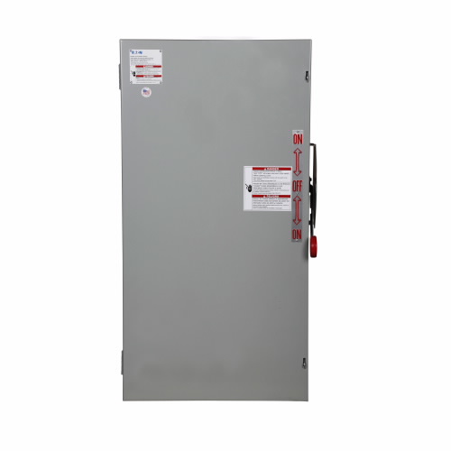EATON DT224UGK Heavy Duty Double-Throw Non-Fused Safety Switch, 200 A, Nema 1, Painted Steel | BJ2MXT