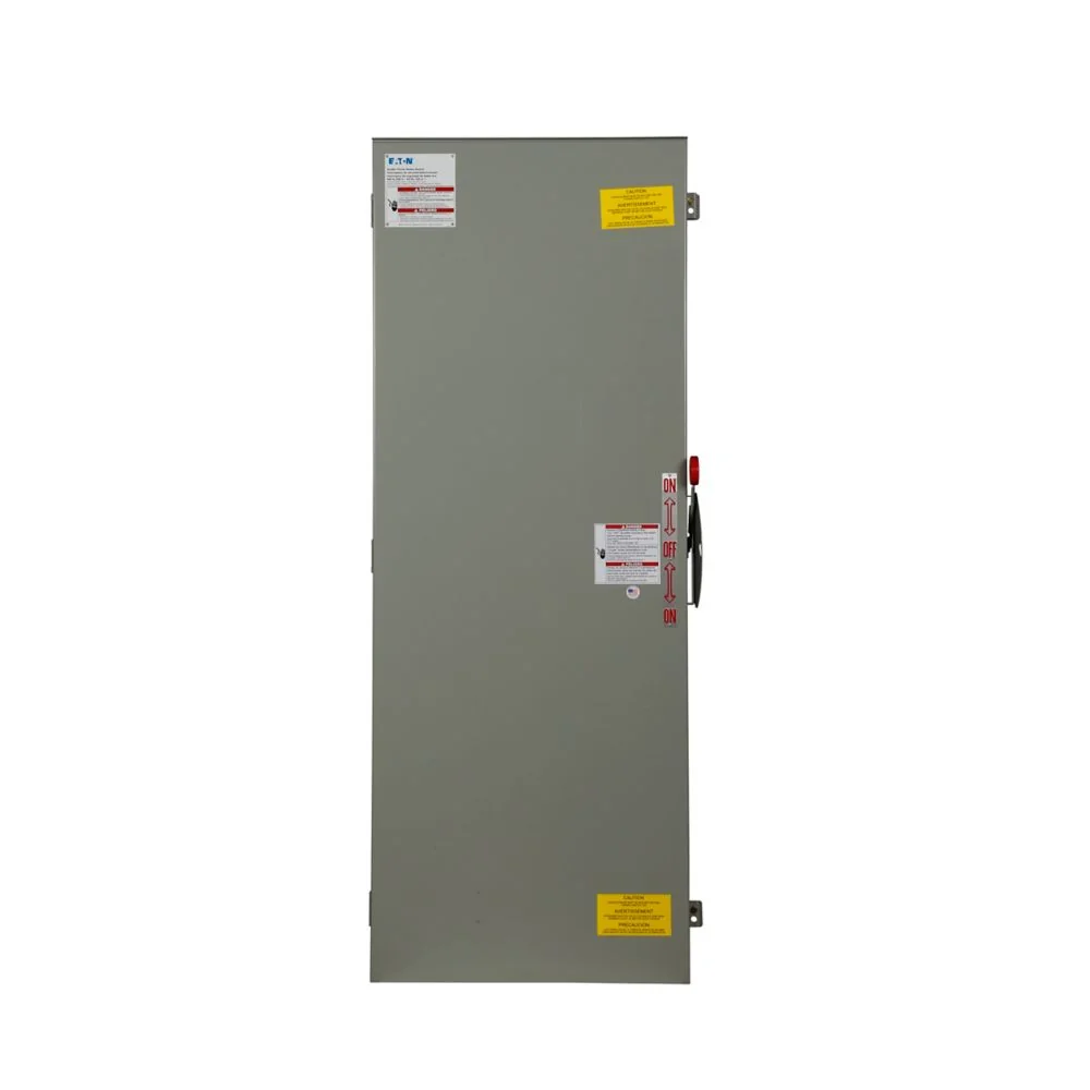EATON DT367UGK Heavy Duty Double-Throw Non-Fused Safety Switch, 800 A, Nema 1, Painted Steel | BJ2PEB