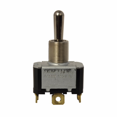 EATON E10E120AL E10 Toggle Switch, Single-Pole, On, None, Off, 0.688 Inch Lever, Solder Lug, Single-Throw | BJ2PXZ