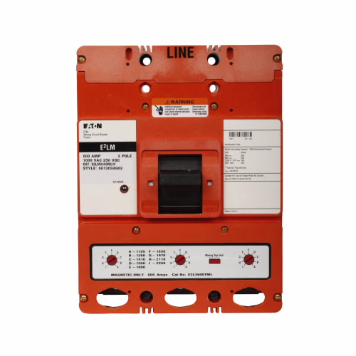 EATON E2LM3600MNWA02U66 E2 Mining Complete Molded Case Circuit Breaker, L-Frame, E2Lm | BJ2UAL