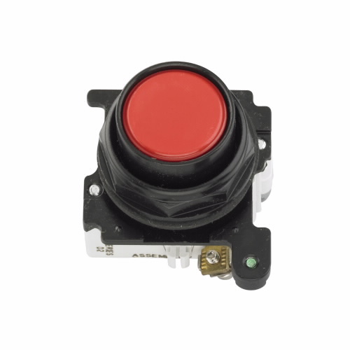 EATON E34PB2 Pushbutton, Red, Plastic Actuator | BJ2XXQ 39R340