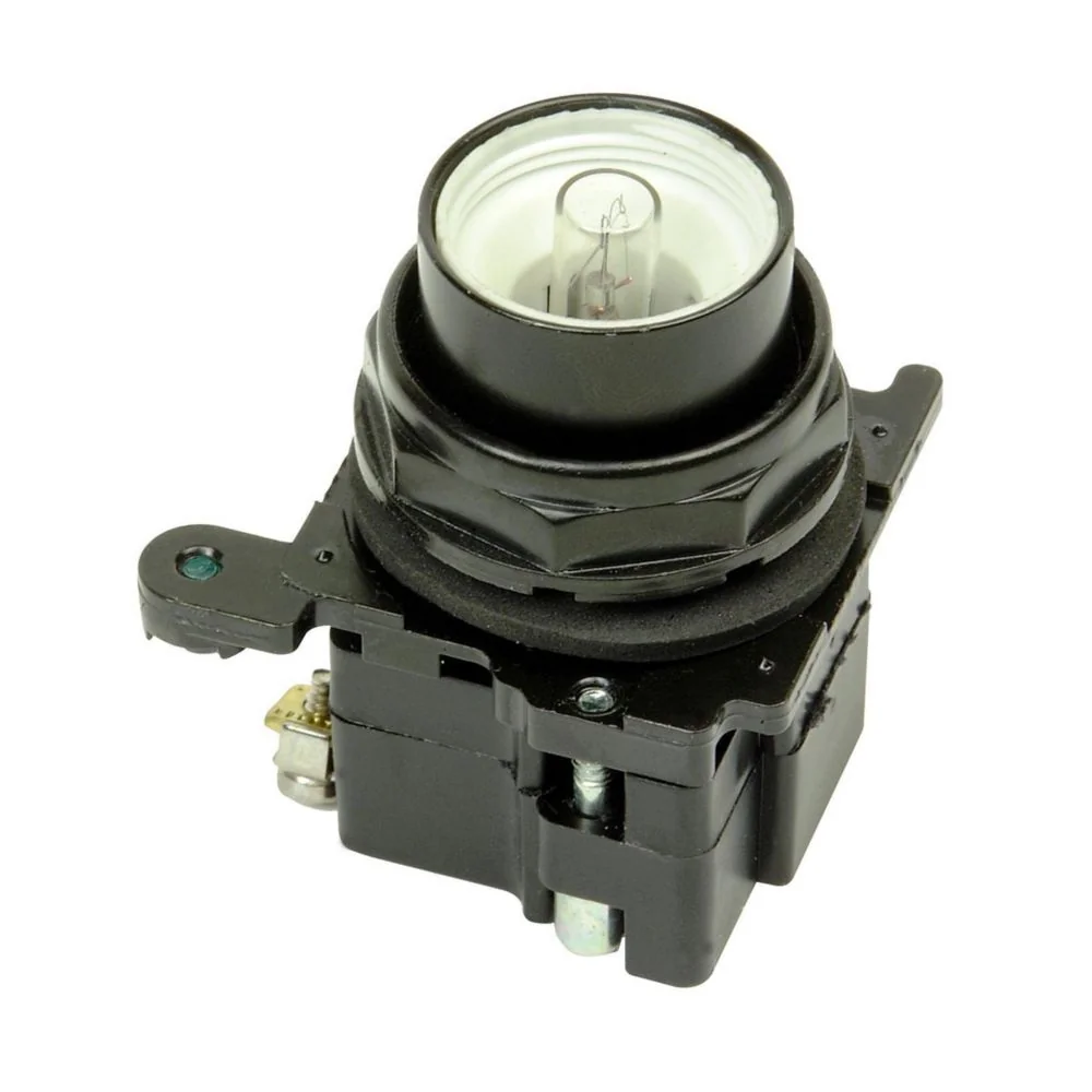 EATON E34TPB120LGP06 Pushbutton, Green, Corrosion Resistant Assembled Indicating Light, Prestest | BJ2YJA