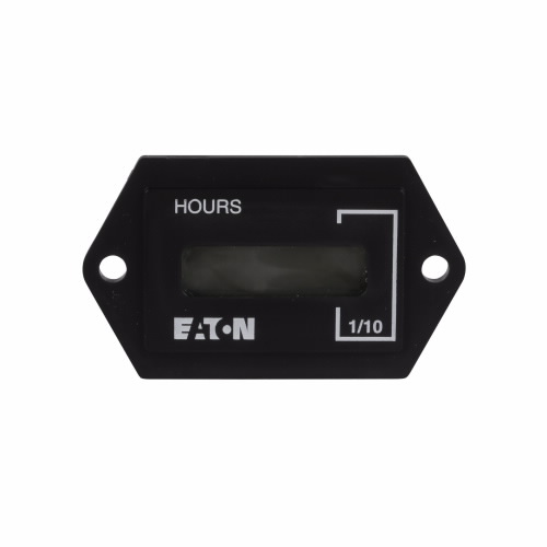EATON E42DI2448230 Elapsed Time Meter, Range: 0-99, 999.9 Hours, 48-150 Vdc/100-230 Vac | BJ2YXZ