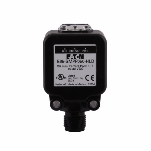 EATON E65-SMPP050-HLD Sm Rectangular Body Photoelectric Sensor, Right Angle, Sensor Dist 2 In. | BJ3EFE 2XDN2