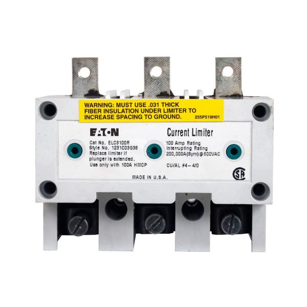 EATON EL3003R Molded Case Circuit Breaker Accessory Current Limiter, Current Limiter, 3 A, Three-Pole | BH9DLL