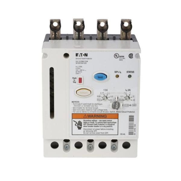 EATON ELEBN4125G Molded Case Circuit Breaker Accessory Earth Leakage Module, Ground Fault Modules, 125 A | BH9DTY