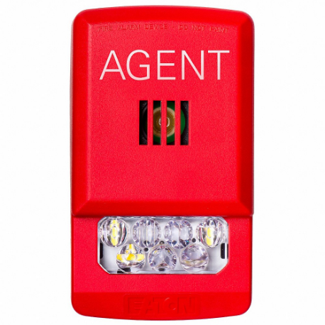 EATON ELHSR-A Eluxa Horn Strobe, 24 V, 86 Dba Decibels, Indoor, Wall, 1.57 Inch Ht, 2.76 Inch Width | CP4AQK 797FG0