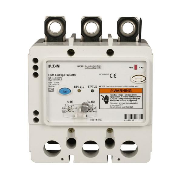 EATON ELLBE3630W G Molded Case Circuit Breaker Earth Leakage Module, Lg-Frame, Molded Case Switch | BH9DUH