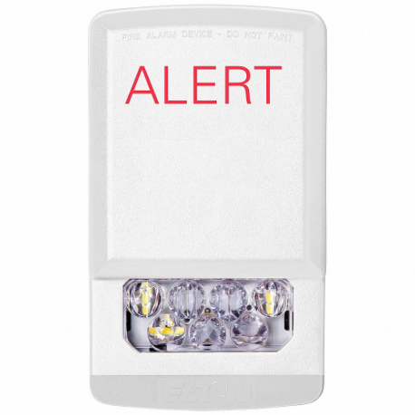 EATON ELSTW-AL LED Strobe, White, LED, 24 V, 100000 hr Lamp Life, Dome, 1 57/100 Inch Size Ht, 0.185 DC | CP4ATJ 797FD9