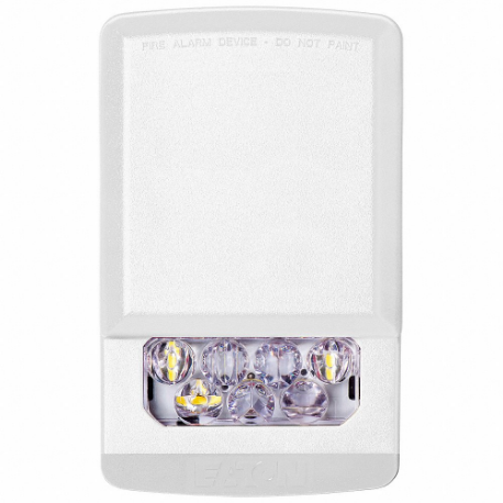 EATON ELSTW-N LED Strobe, White, LED, 24 V, 100000 hr Lamp Life, Dome, 1 3/10 Inch Size Ht, 0.185 DC | CP4ATH 797FE5