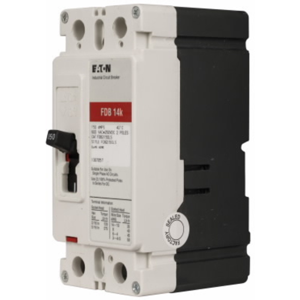 EATON FDB2015 C Complete Molded Case Circuit Breaker, F-Frame, Fdb, Complete Breaker | AG8NKM