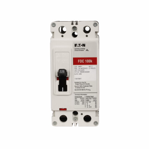 EATON FDC2050 C Complete Molded Case Circuit Breaker, F-Frame, Fdc, Complete Breaker | AG8NLR