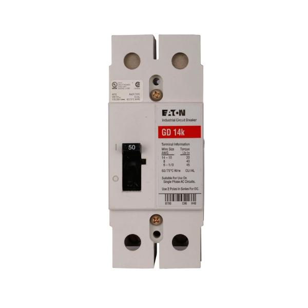 EATON GD2015 C Complete Molded Case Circuit Breaker, G-Frame, Gd, Complete Breaker | AG8NUH