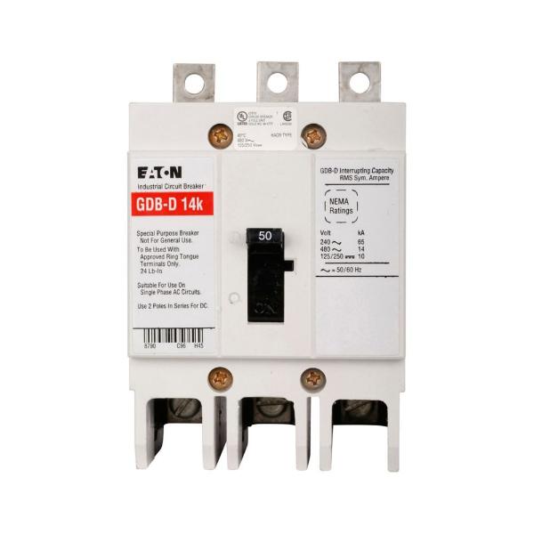 EATON GDB3045V C Complete Molded Case Circuit Breaker, G-Frame, Gdb, Complete Breaker | BH9TRB