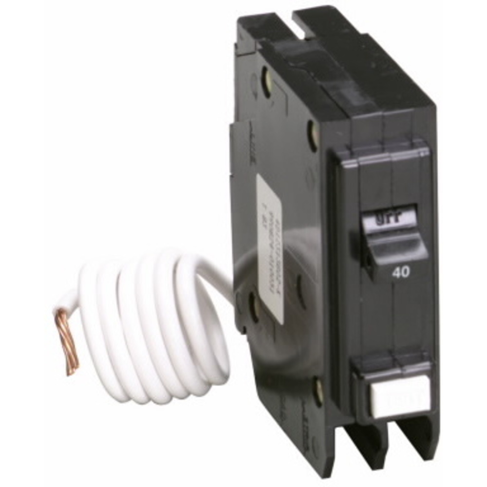 Ground Fault Circuit Breaker, 120 VAC, 40A, 10 kA, 1P