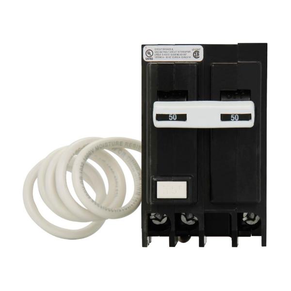 EATON GFTCB220CS GFCI Circuit Breaker, Ground Fault Personnel Protection Circuit Breakers, 20 A, 10 Kaic | BH9UNC