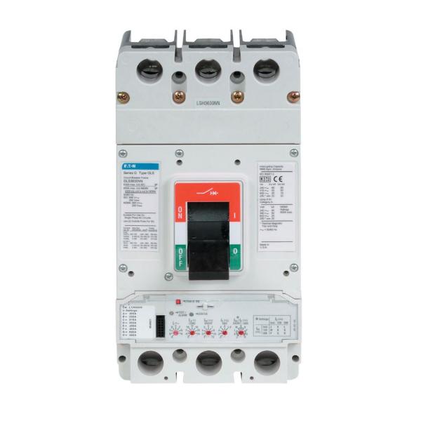 EATON GLS3400AAM G Molded Case Circuit Breaker, Lg-Frame, Gl, Adjustable Thermal | BH9WFK