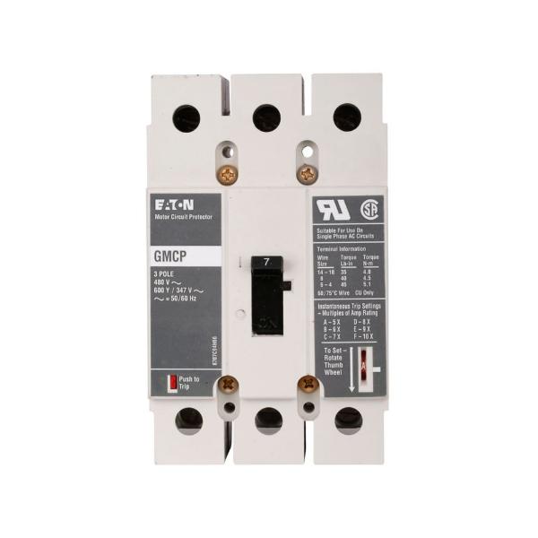 EATON GMCP003A0CA3 Molded Case Circuit Breaker Accessory Motor Circuit Protector, Motor Circuit Protector | BH9WHH