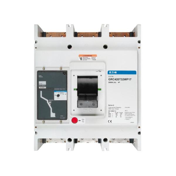 EATON GRC416T32WP09 G Electronic Molded Case Circuit Breaker, Rg-Frame, Gr, Complete Breaker | BH9WMM