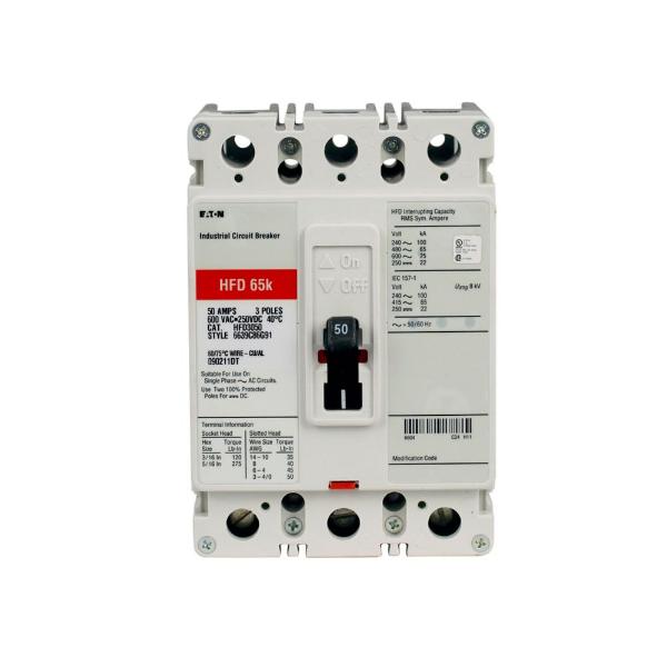 EATON HFD3200W C Complete Molded Case Circuit Breaker, F-Frame, Hfd, Complete Breaker | BH3BRU