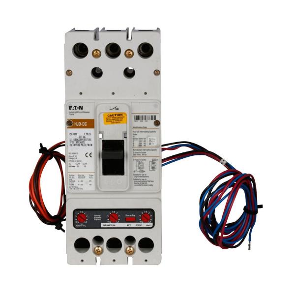 EATON HJDDC3250A1301T1001 C Dc/Pvgard Complete Molded Case Circuit Breaker, J-Frame, Hjd | BH3CVY