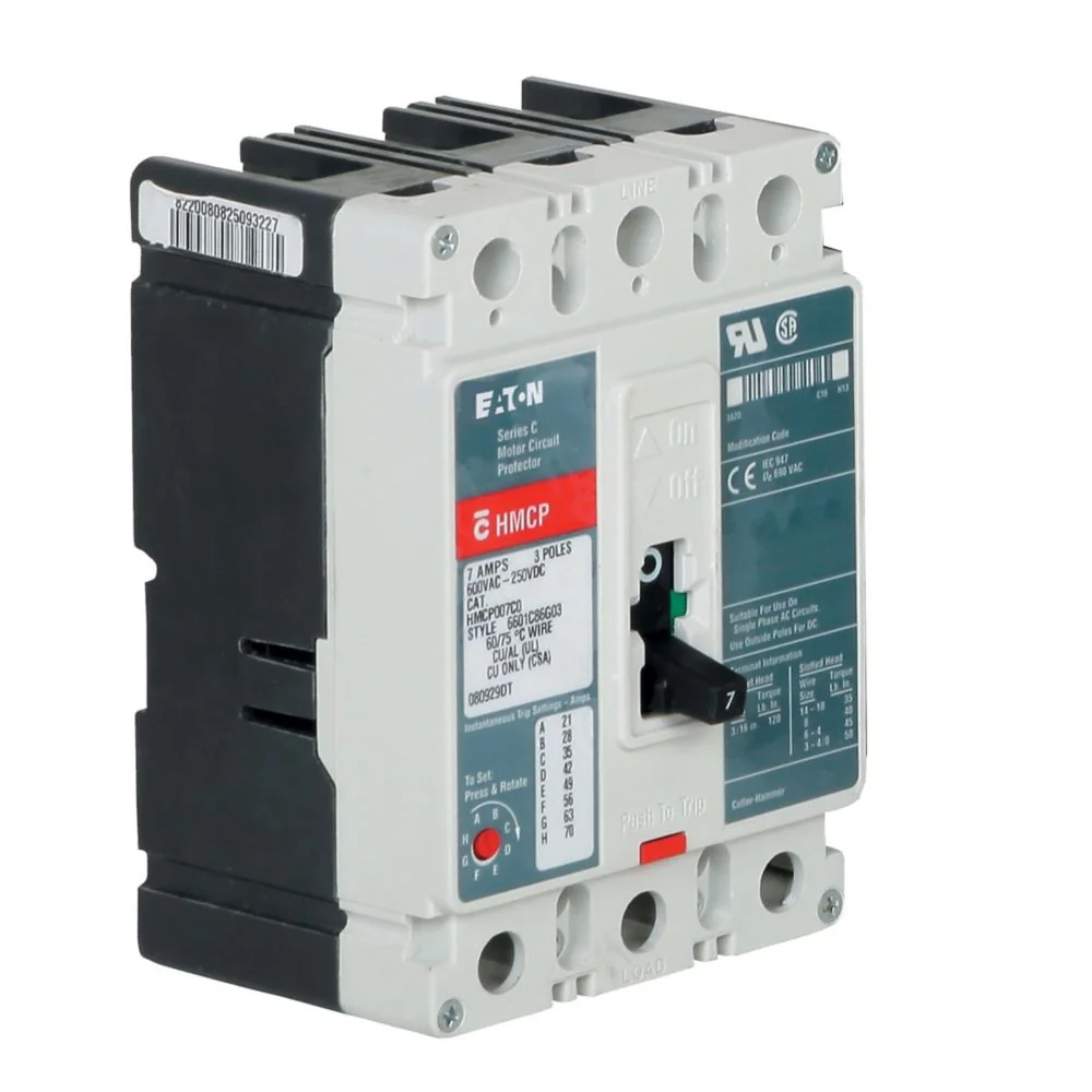 EATON HMCP015E0 Molded Case Circuit Breaker Accessory Motor Circuit Protector, Motor Circuit Protector | BH3ELK