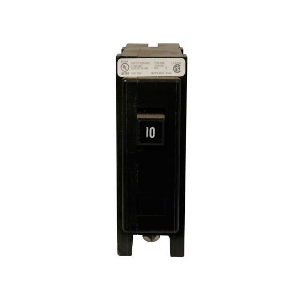 EATON HQP1010R3 Quicklag Industrial Thermal-Magnetic Circuit Breaker, Hqp, 120/240V, 10A, Plug-On | BH3LVA