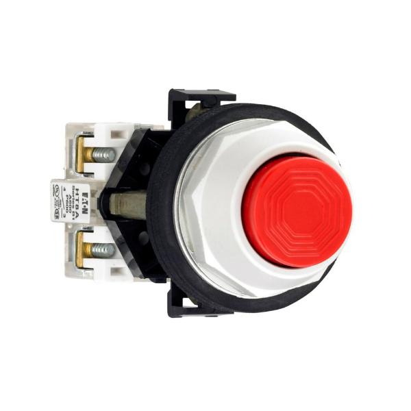 EATON HT8ABRAB Pushbutton, Crouse-Hinds Pauluhn 261/262 Receptacle, 20A, Three-Wire, Two-Pole, 480 Vac, Brass | BH3MHA 13Z567
